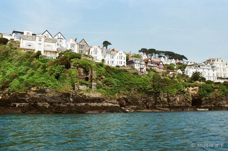Le port de Fowey, Cornouailles, Angleterre — Kodak Portra 400
