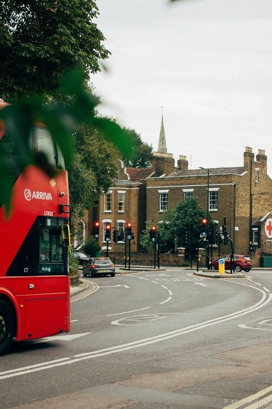 Une rue de l'est de Londres — Kodak Portra 400